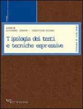 Tipologia dei testi e tecniche espressive