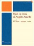 Studi in onore di Angelo Zanella