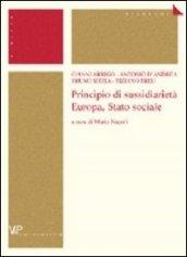 Principio di sussidiarietà. Europa, Stato sociale