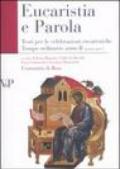 Eucaristia e parola. Testi per le celebrazioni eucaristiche. Tempo ordinario anno B (prima parte)