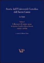 Storia dell'Università Cattolica del Sacro Cuore. Le fonti: 1