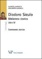 Diodoro siculo. Biblioteca storica. Libro IV. Commento storico