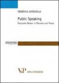 Public speaking. Deutsche Reden in Theorie und Praxis