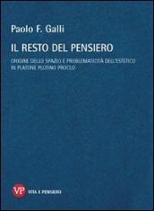 Il resto del pensiero. Origine dello spazio e problematicità dell'estetico in Platone Plotino Proclo