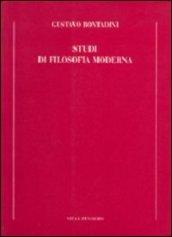 Studi di filosofia moderna