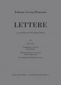 Lettere. Vol. 5: (1783-1785).