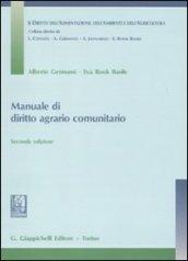 *MANUALE DI DIRITTO AGRARIO COMUNITARIO