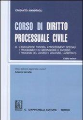 Corso di diritto processuale civile. Ediz. minore: 3