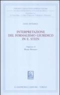 Interpretazione del formalismo giuridico in E. Stein