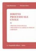 Diritto processuale civile. 4.I processi di rito speciale. I procedimenti in Camera di consiglio. L'Arbitrato