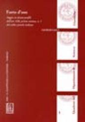 Furto d'uso. Saggio su alcuni profili dell'art. 626, primo comma, n. 1 del Codice penale italiano