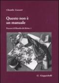 Questo non è un manuale. Percorsi di filosofia del diritto: 1