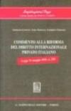 Commento alla riforma del diritto internazionale privato italiano. Legge 11 maggio 1995, n. 218