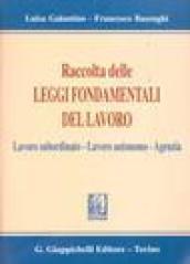 Raccolta delle leggi fondamentali del lavoro. Lavoro subordinato, lavoro autonomo, agenzia. Aggiornata al 9 ottobre 2001. ..