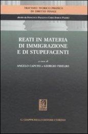 Reati in materia di immigrazione e di stupefacenti