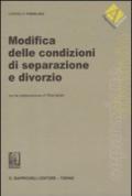 Modifica delle condizioni di separazione e divorzio