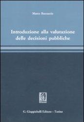 Introduzione alla valutazione delle decisioni pubbliche