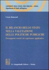 Il bilancio dello Stato nella valutazione delle politiche pubbliche. Presupposti teorici ed esperienze applicative