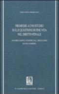 Premesse a uno studio sulle questioni di fine vita nel diritto penale. Una riflessione a partire dal liberalismo di Joel Feinberg