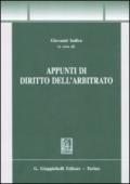 Appunti di diritto dell'arbitrato