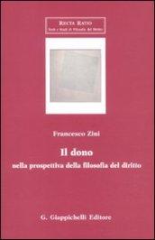 Il dono nella prospettiva della filosofia del dirito