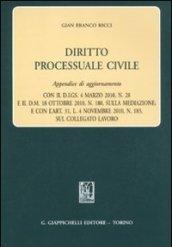 Diritto processuale civile. Appendice di aggiornamento