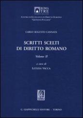 Scritti scelti di diritto romano: 2