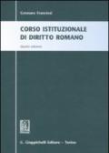 Corso istituzionale di diritto romano