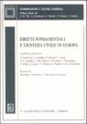 Diritti fondamentali e giustizia civile in Europa