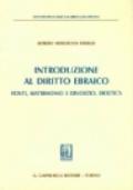 Introduzione al diritto ebraico. Fonti, matrimonio e divorzio, bioetica