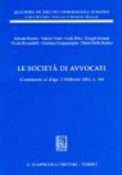 Le società di avvocati (commento al D.Lgs. 2 febbraio 2001, n. 96)