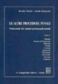 Le altre procedure penali. Transizioni dei sistemi processuali penali: 1