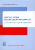 Le recenti riforme della procedura penale francese. Analisi, riflessioni e spunti di comparazione