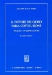 Il fattore religioso nella Costituzione. Analisi e interpretazioni