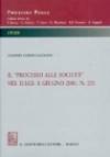 Il processo alle società nel D.Lgs. 8 giugno 2001, n. 231