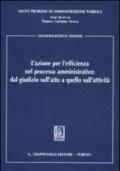 L'azione per l'efficienza nel processo amministrativo: dal giudizio sull'atto a quello sull'attività