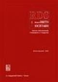RDS. Rivista di diritto societario interno, internazionale comunitario e comparato (2012). 2.