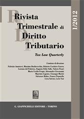 Rivista trimestrale di diritto tributario (2012)