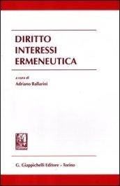 Diritto interessi ermeneutica