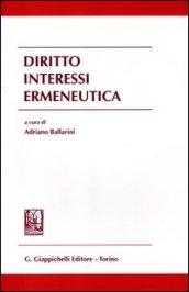 Diritto interessi ermeneutica