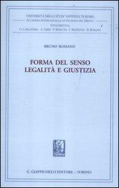 Forma del senso. Legalità e giustizia