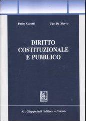 Diritto costituzionale e pubblico