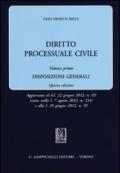 Diritto processuale civile. 1.Disposizioni generali