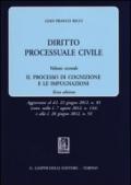 Diritto processuale civile. 2.Il processo di cognizione e le impugnazioni