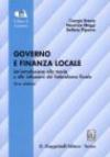 Governo e finanza locale. Un'introduzione alla teoria e alle istituzioni del federalismo fiscale