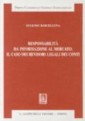 Responsabilità da informazione al mercato: il caso dei revisori legali dei conti