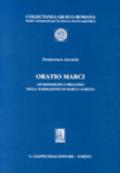 Oratio Marci. Giurisdizione e processo nella normazione di Marco Aurelio