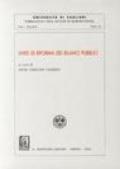 Linee di riforma dei bilanci pubblici. Atti del convegno (Cagliari, 7-8 giugno 2002)
