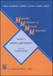 Manuale modulare di metodi matematici. Modulo 2: Insiemi e spazi numerici