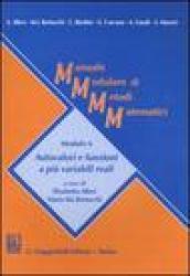 Manuale modulare di metodi matematici. Modulo 6: Autovalori e funzioni a più variabili reali